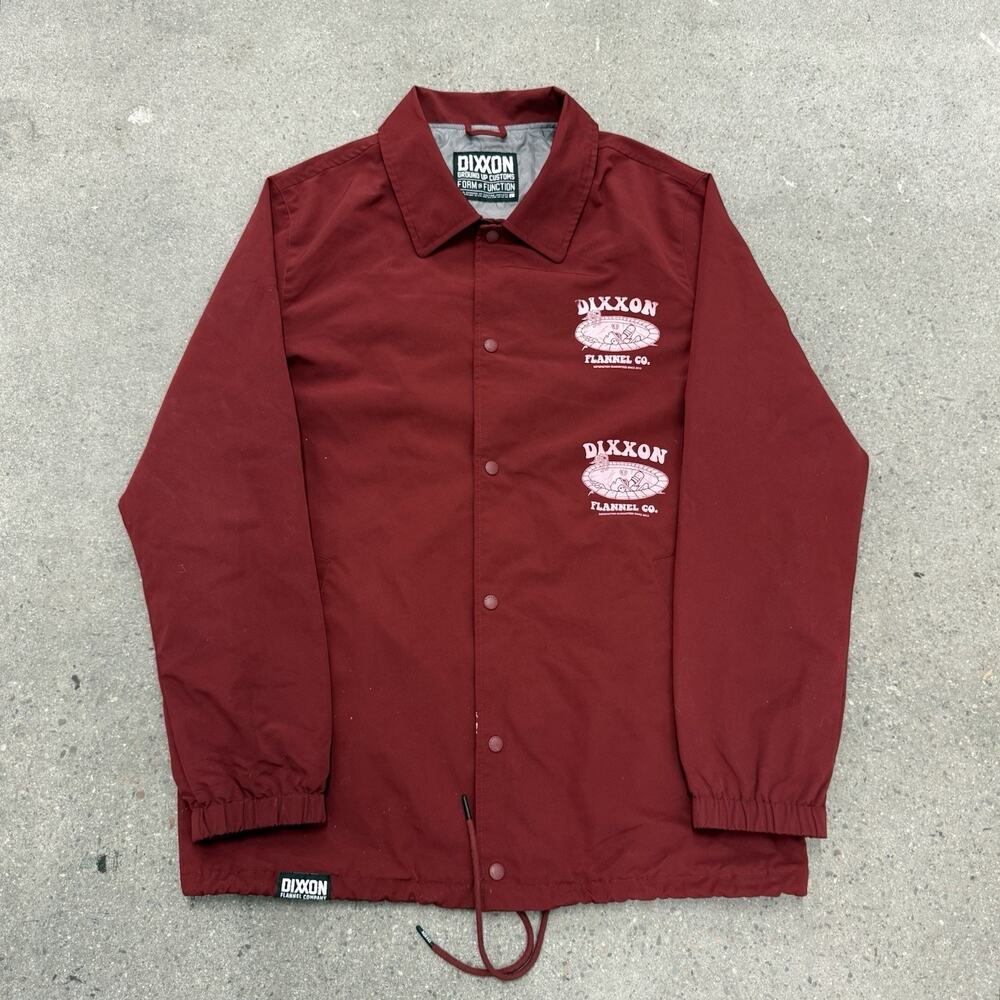 Dixxon Flannel Co Jacket Ground Up Customs Coaches Windbreaker Size Large